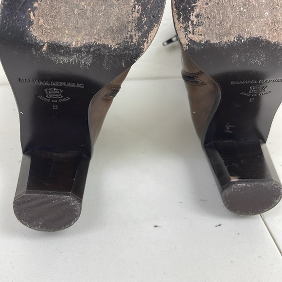 Vintage Made in Italy Banana Republic Short Boots Size 8 US - Picture 9 of 10